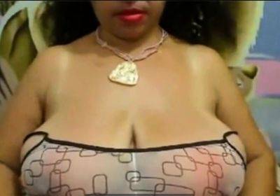 Sweet fat big nippled mature black tits striped on webcam - drtuber